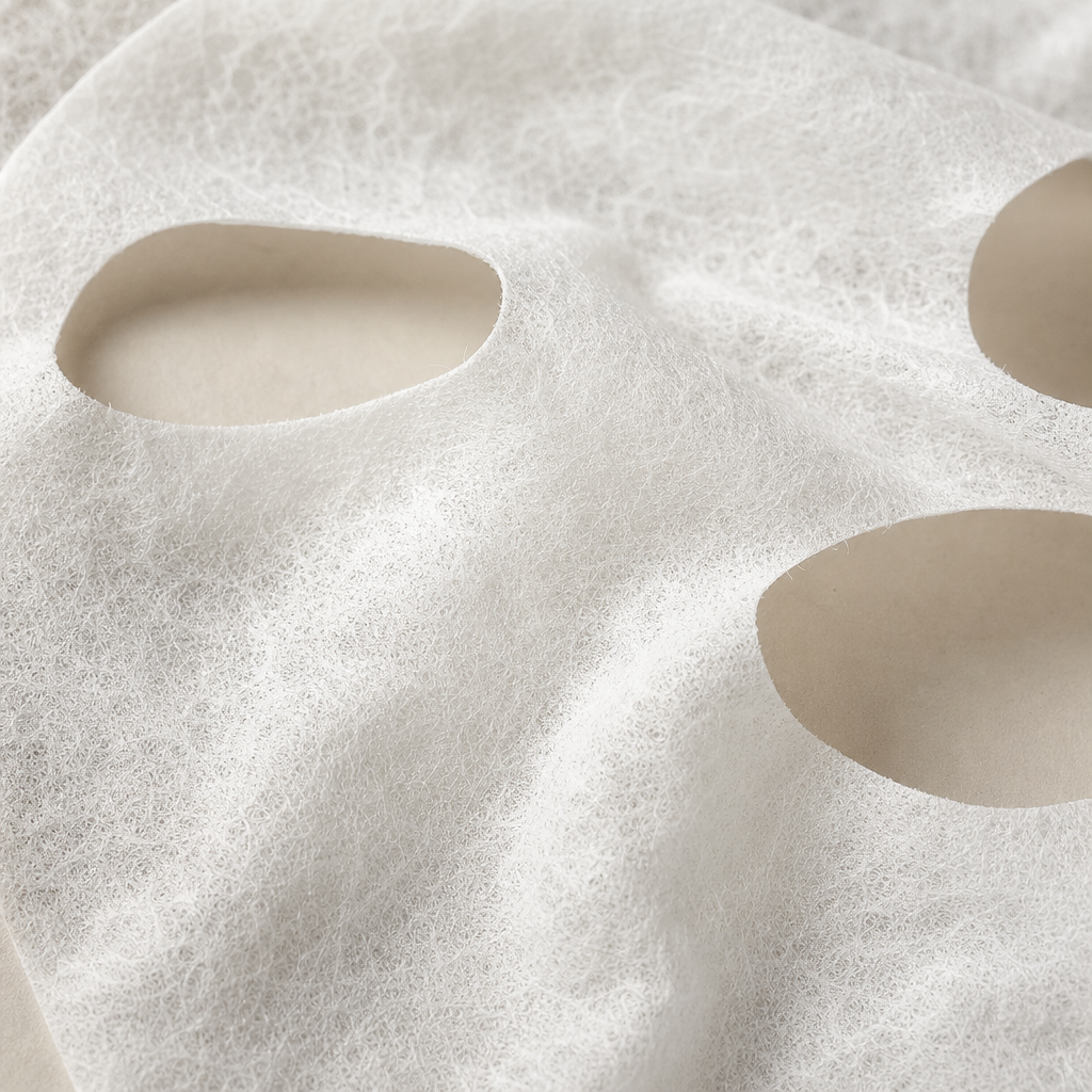 Spunlace nonwoven sheet mask substrate