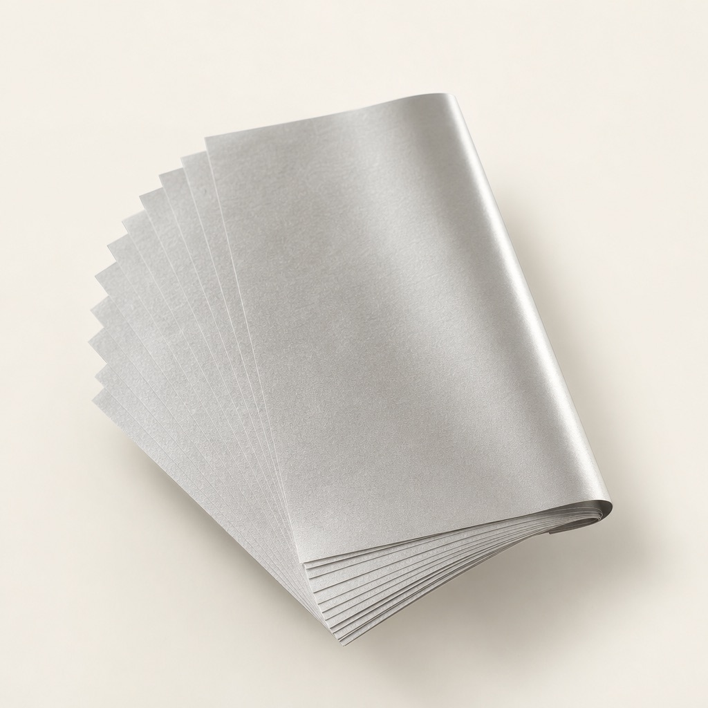 Elegant platinum blotting paper — sample image (real photo to follow)
