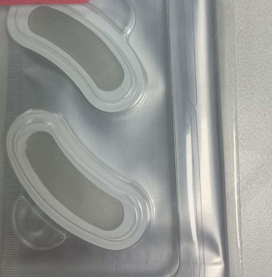 Yanse microneedle eye patch — real production sample
