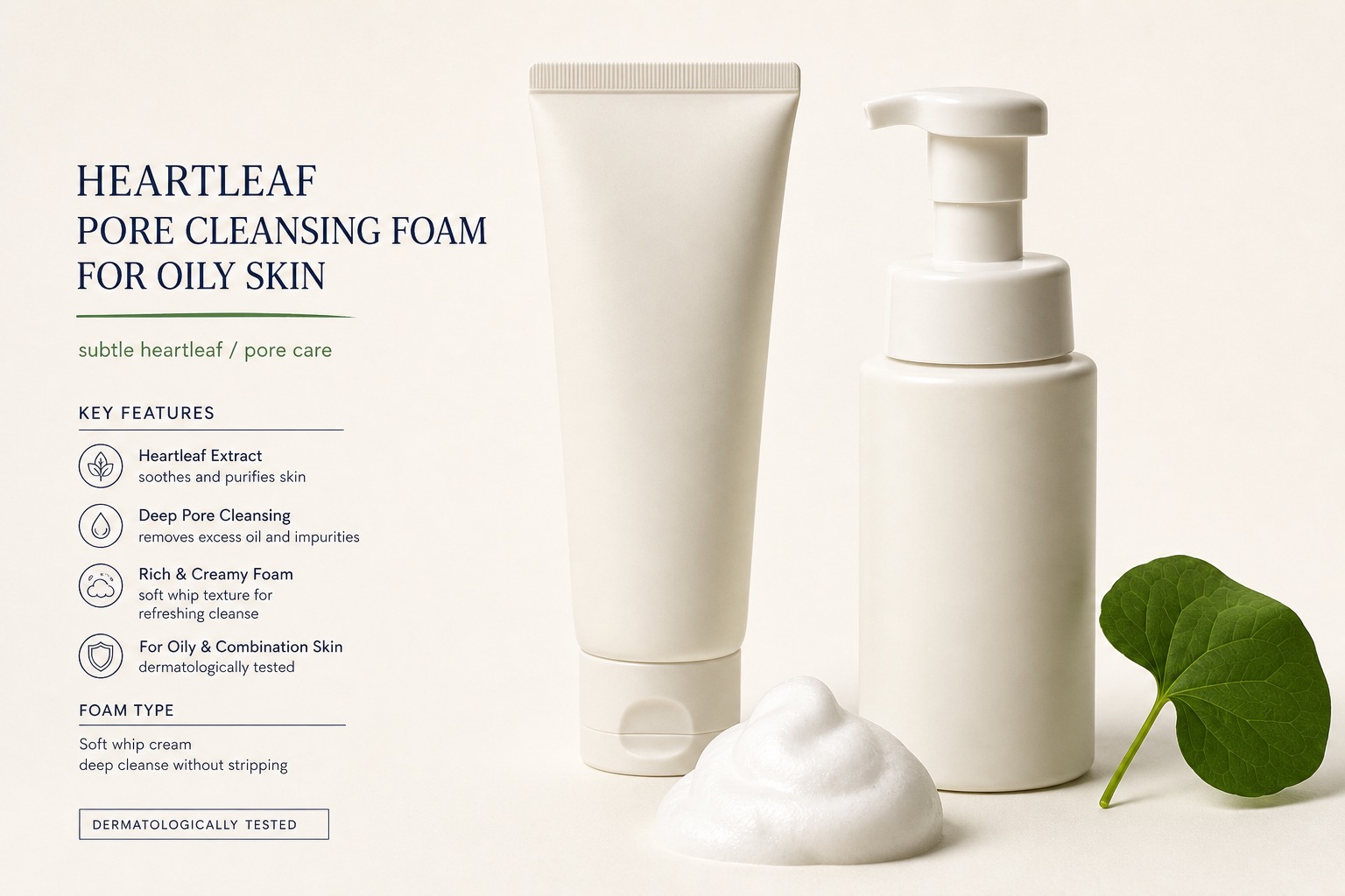 Heartleaf Pore-Cleansing Foam