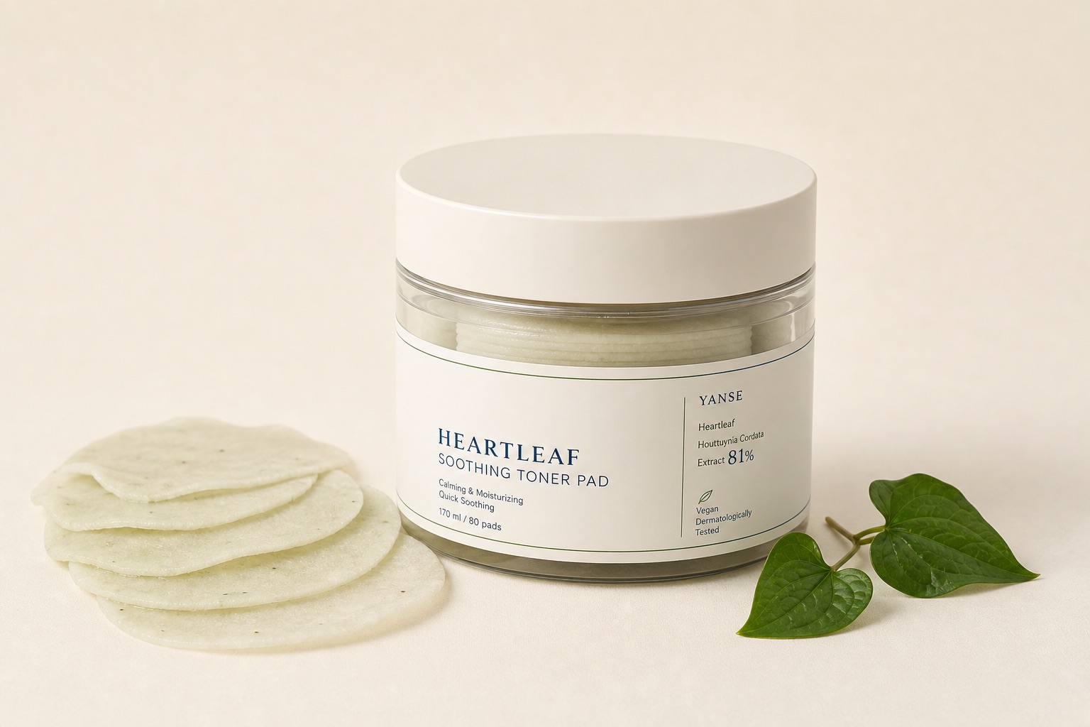 Heartleaf soothing toner pad